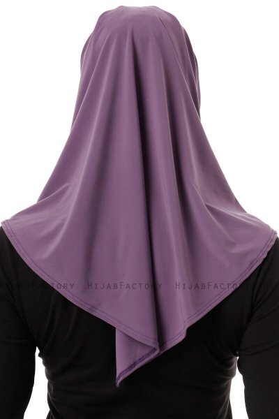 Esma - Hijab Amira Violet Foncé - Firdevs