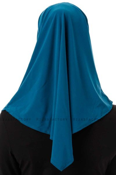 Esma - Hijab Amira Vert Pétrole - Firdevs