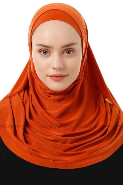 Esma - Hijab Amira Orange - Firdevs
