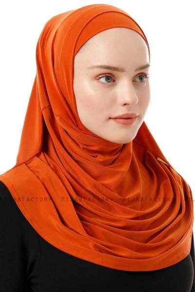 Esma - Hijab Amira Orange - Firdevs