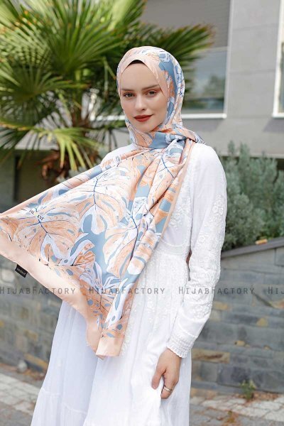 Hijab Twill à Motifs Tropic - Sal Evi
