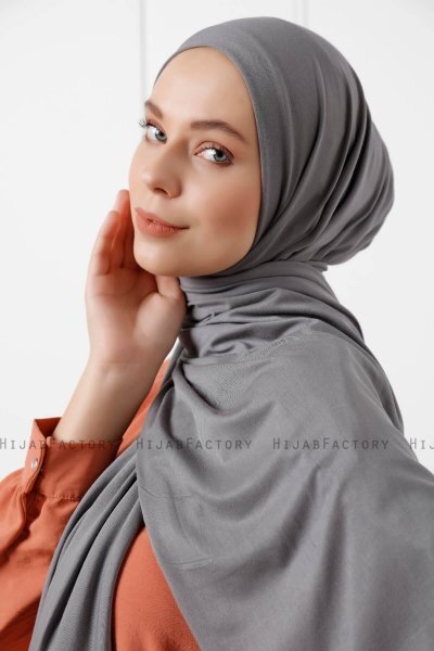 Sibel - Hijab Jersey Anthracite