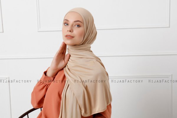 Sibel - Hijab Jersey Beige