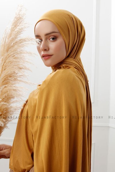 Sibel - Hijab Jersey Moutarde
