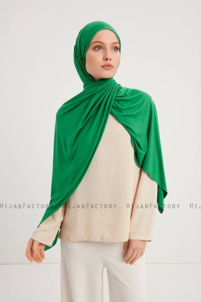Sibel - Hijab Jersey Vert