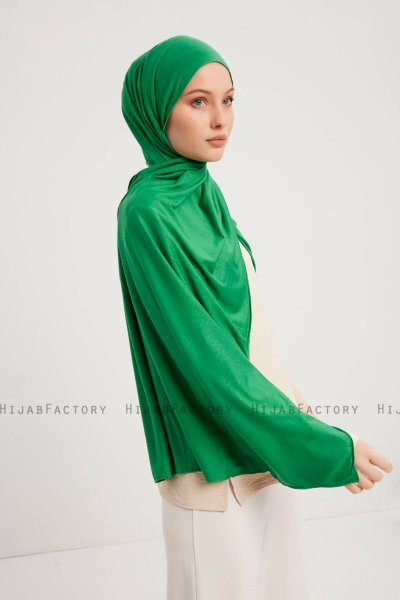 Sibel - Hijab Jersey Vert