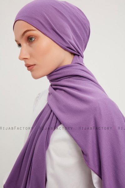 Sibel - Hijab Jersey Violet