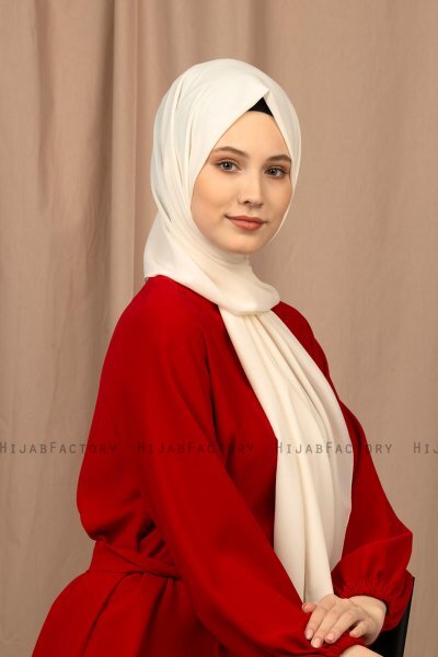 Yildiz - Hijab Crepe Chiffon Crème