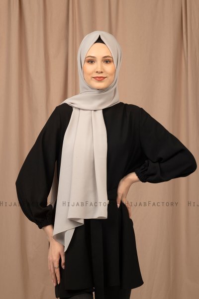 Yildiz - Hijab Crepe Chiffon Beige