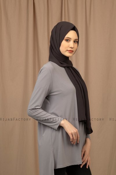 Yildiz - Hijab Crepe Chiffon Smoked