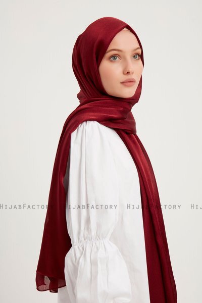 Berrak - Hijab Janjanli Bordeaux