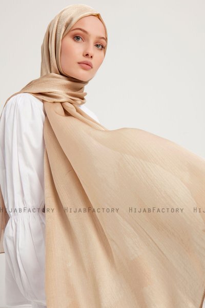 Berrak - Hijab Janjanli Beige