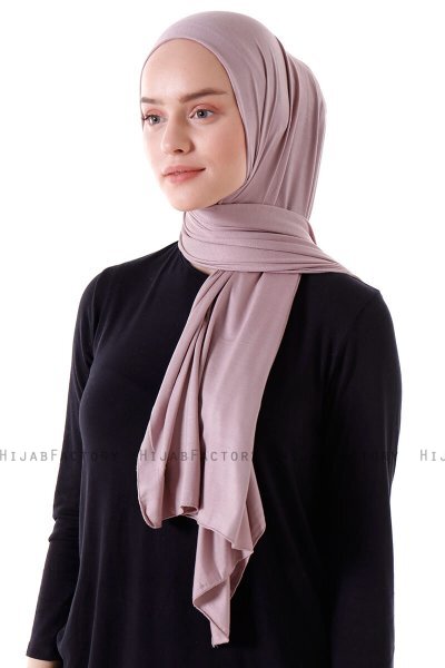 Seda - Hijab Jersey Gris Pierre - Ecardin