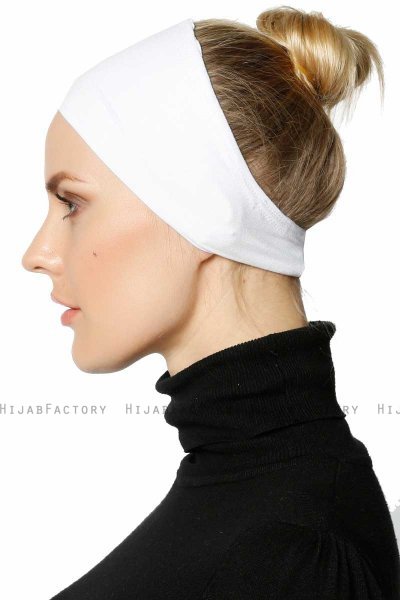 Cemre - Bandana Bonnet Blanc