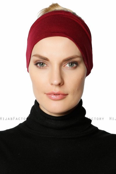 Cemre - Bandana Bonnet Bordeaux