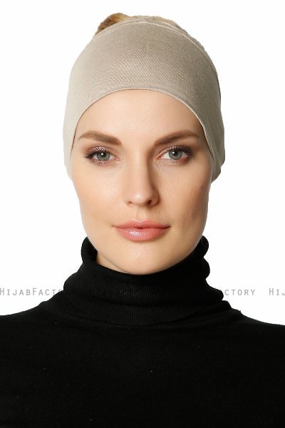 Cemre - Bandana Bonnet Taupe Clair