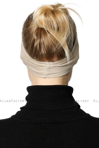 Cemre - Bandana Bonnet Taupe Clair