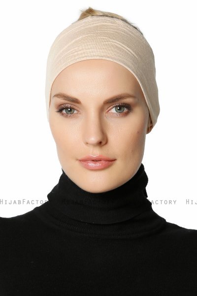 Cemre - Bandana Bonnet Beige