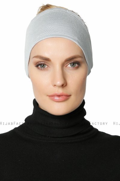 Cemre - Bandana Bonnet Gris Clair