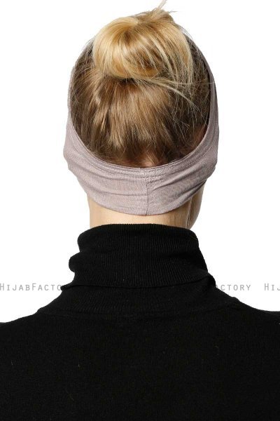Cemre - Bandana Bonnet Gris Pierre