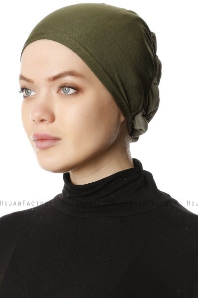 Dilara - Bonnet Kaki - Ecardin