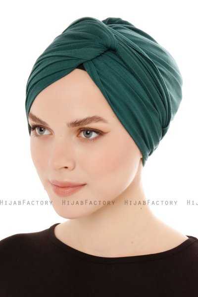 Belinay - Turban Vert Foncé - Ecardin