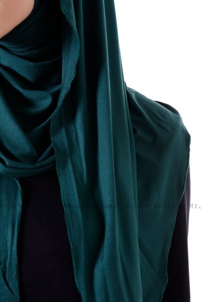 Hanfendy - Hijab Pratique One-Piece Vert Foncé