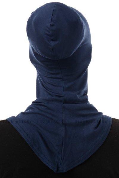 Damla - Bonnet Masque Ninja Hijab Bleu Marin