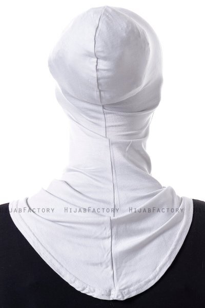 Damla - Bonnet Masque Ninja Hijab Gris Clair