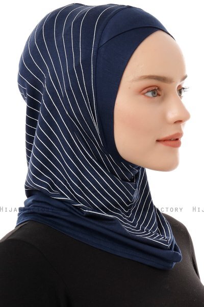Babe Cross - Hijab Al Amira One-Piece Bleu Marin