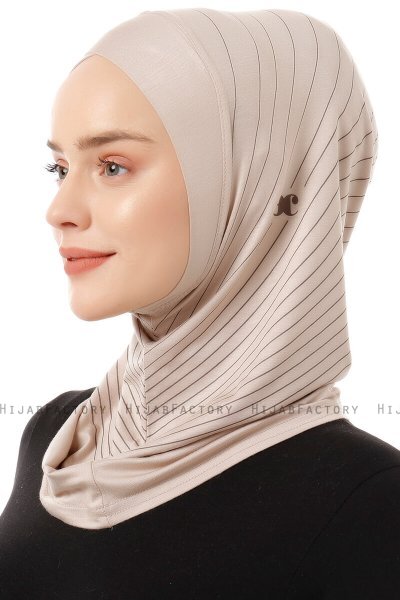 Babe Cross - Hijab Al Amira One-Piece Taupe Clair