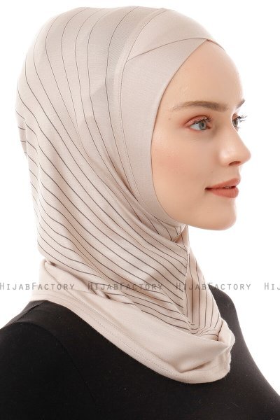 Babe Cross - Hijab Al Amira One-Piece Taupe Clair