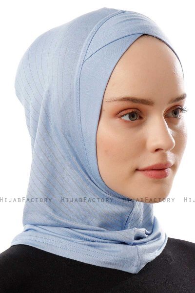 Babe Cross - Hijab Al Amira One-Piece Bleu Clair
