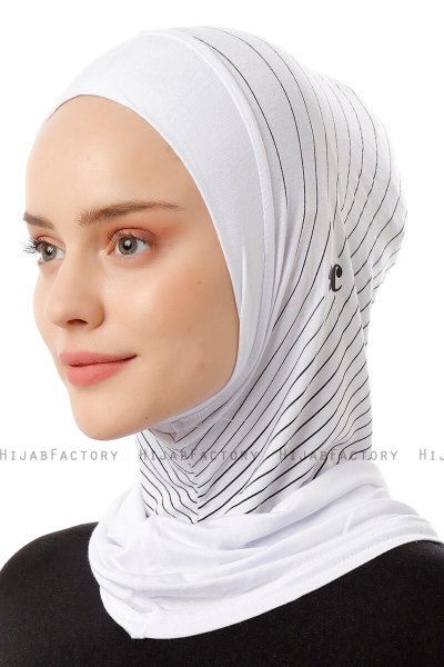 Babe Plain - Hijab Al Amira One-Piece Blanc