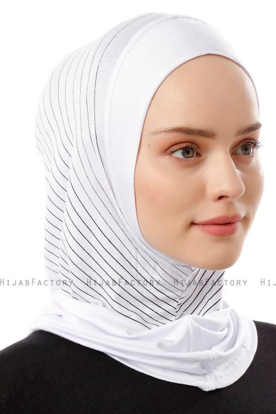 Babe Plain - Hijab Al Amira One-Piece Blanc