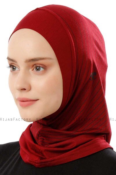 Babe Plain - Hijab Al Amira One-Piece Bordeaux