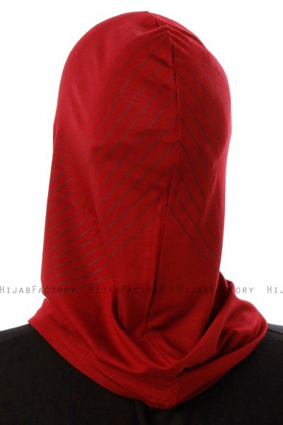Babe Plain - Hijab Al Amira One-Piece Bordeaux