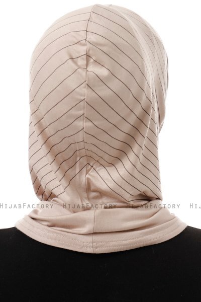 Babe Plain - Hijab Al Amira One-Piece Taupe Clair