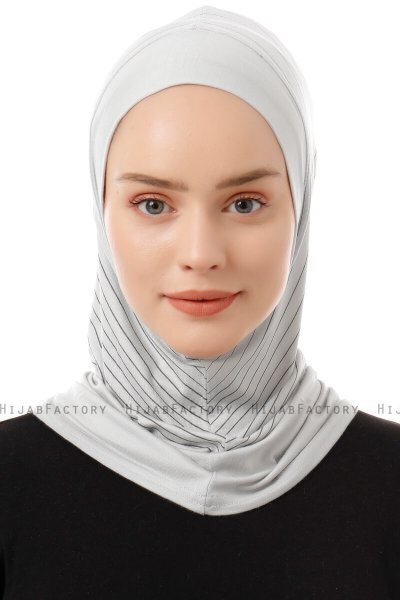 Babe Plain - Hijab Al Amira One-Piece Gris Clair