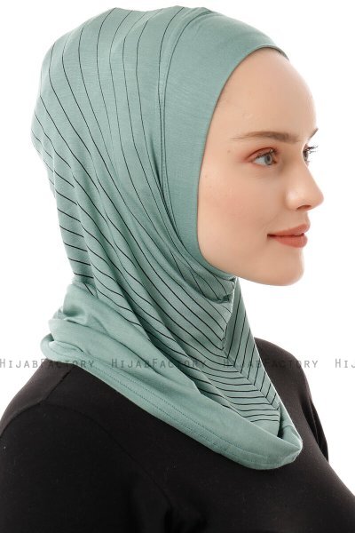 Babe Plain - Hijab Al Amira One-Piece Vert
