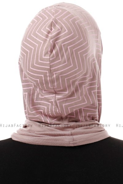 Silva Plain - Hijab Al Amira One-Piece Gris Pierre