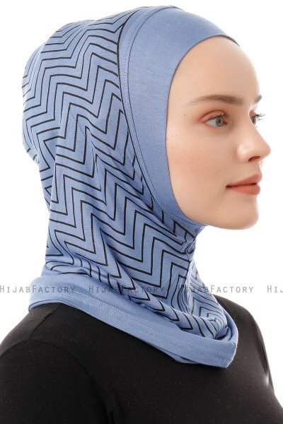 Silva Plain - Hijab Al Amira One-Piece Indigo