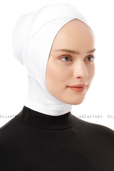 Elnara - Bonnet Cross Hijab Crème