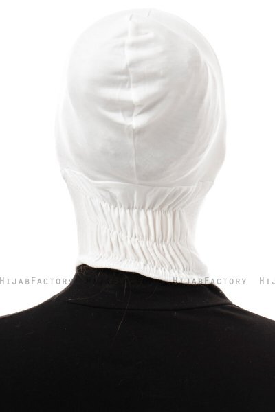 Elnara - Bonnet Plain Hijab Crème