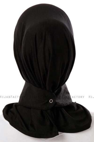 Ceren - Hijab Pratique Viscose Noir