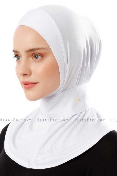 Ceren - Hijab Pratique Viscose Blanc