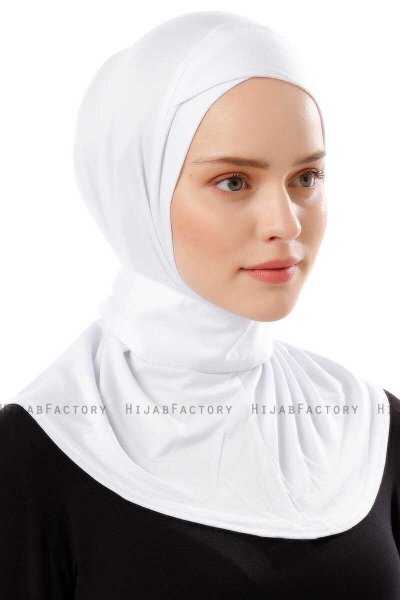 Ceren - Hijab Pratique Viscose Blanc