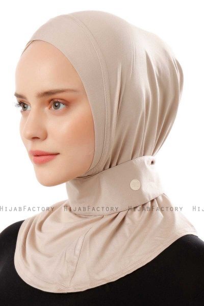 Ceren - Hijab Pratique Viscose Taupe Clair