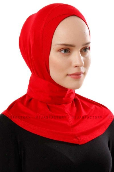 Ceren - Hijab Pratique Viscose Rouge