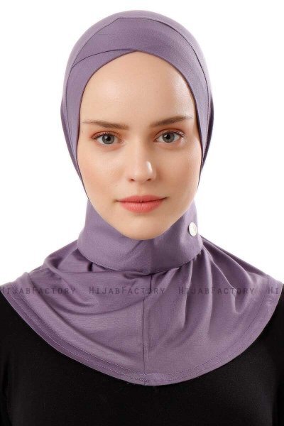 Ceren - Hijab Pratique Viscose Violet Foncé